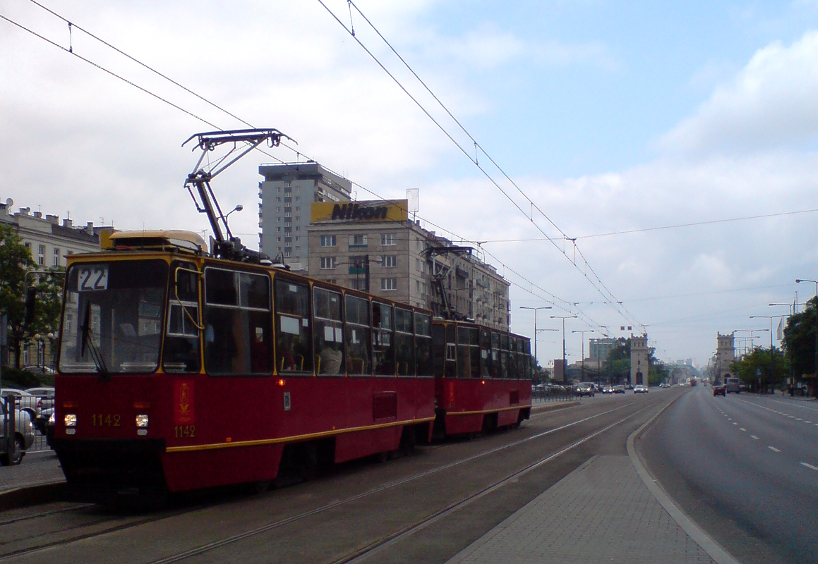 Варшава, Konstal 105Na № 1142