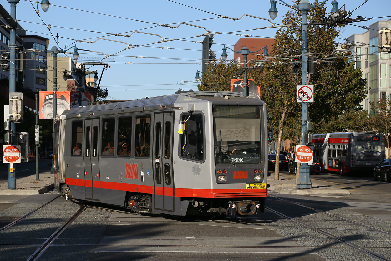 Сан-Франциско, область залива, Breda LRV SFS № 1516