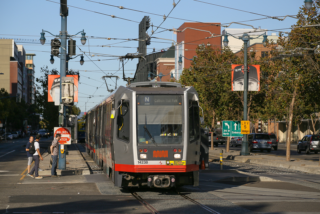 Сан-Франциско, область залива, Breda LRV SFS № 1423