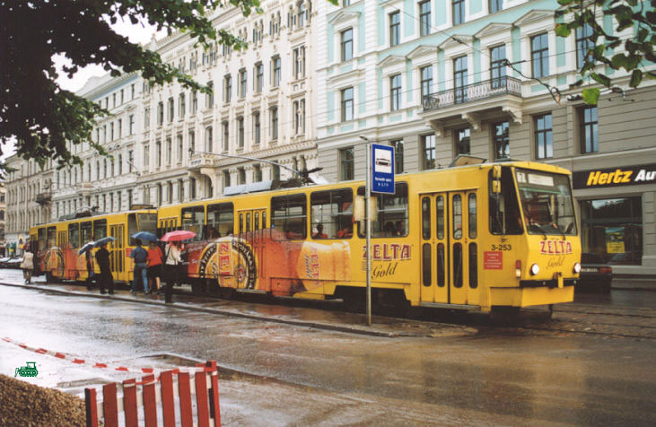 Рига, Tatra T6B5SU № 3-253 Рига, Tatra T6B5SU № 3-253