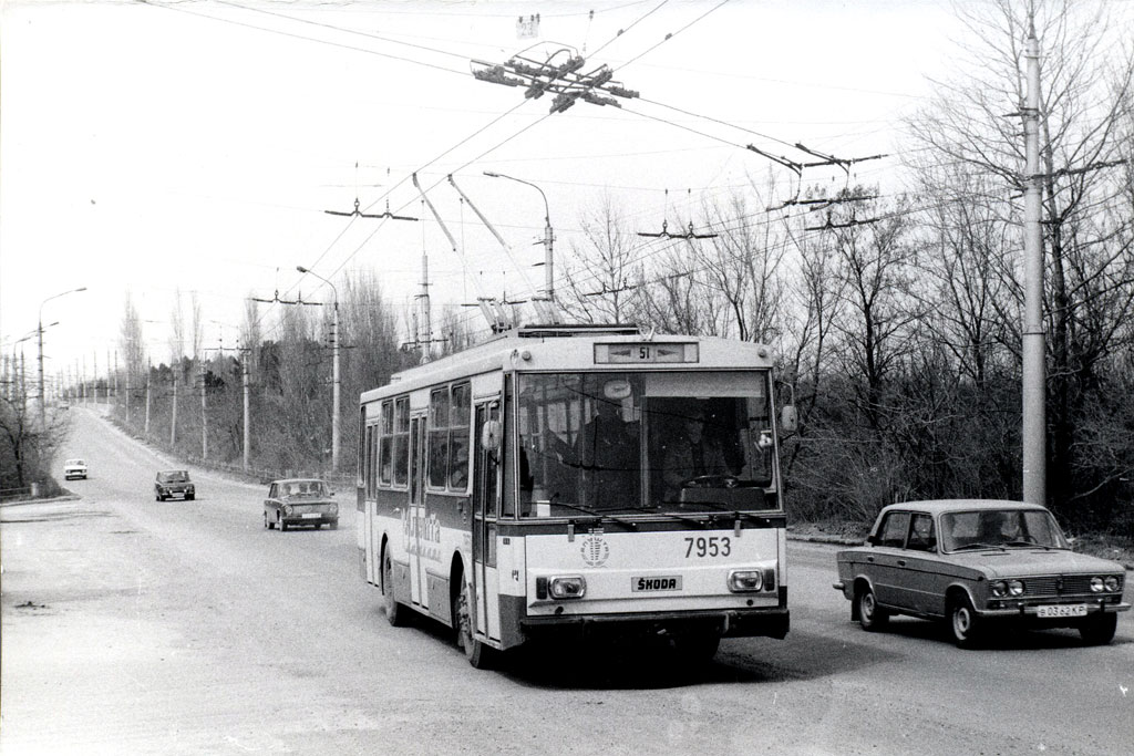 Қырым троллейбусы, Škoda 14Tr06 № 7953; Қырым троллейбусы — Historical photos (1959 — 2000)