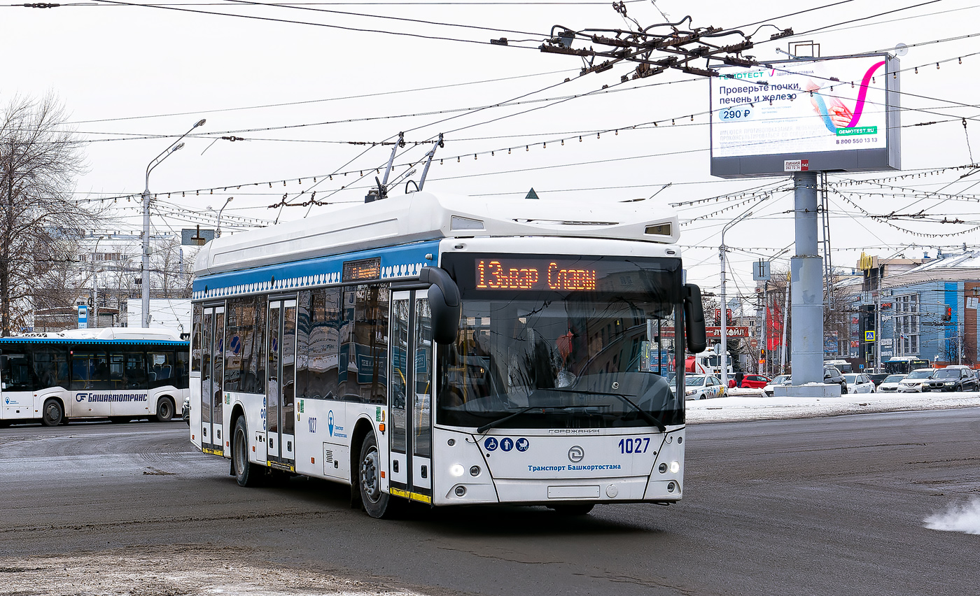 Уфа, УТТЗ-6241.01 «Горожанин» № 1027