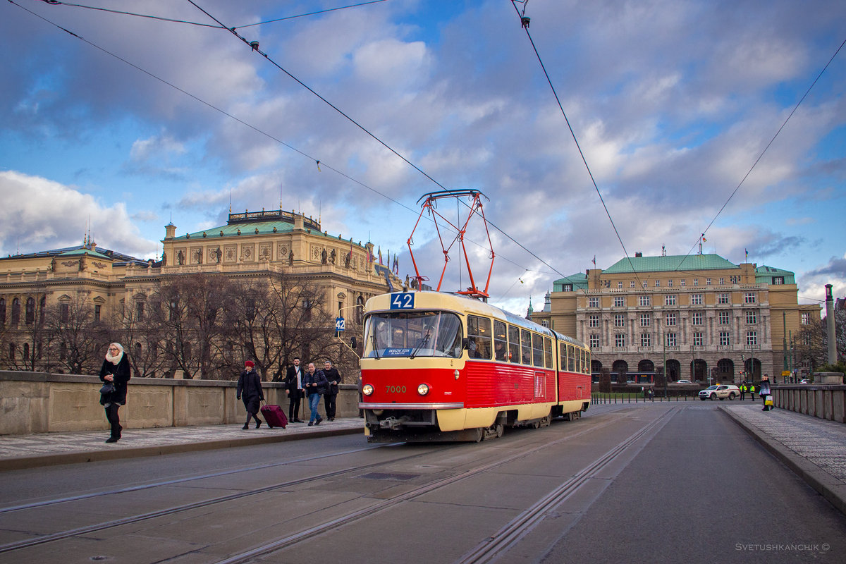 Прага, Tatra K2 № 7000; Прага — Презентация вагона Tatra K2