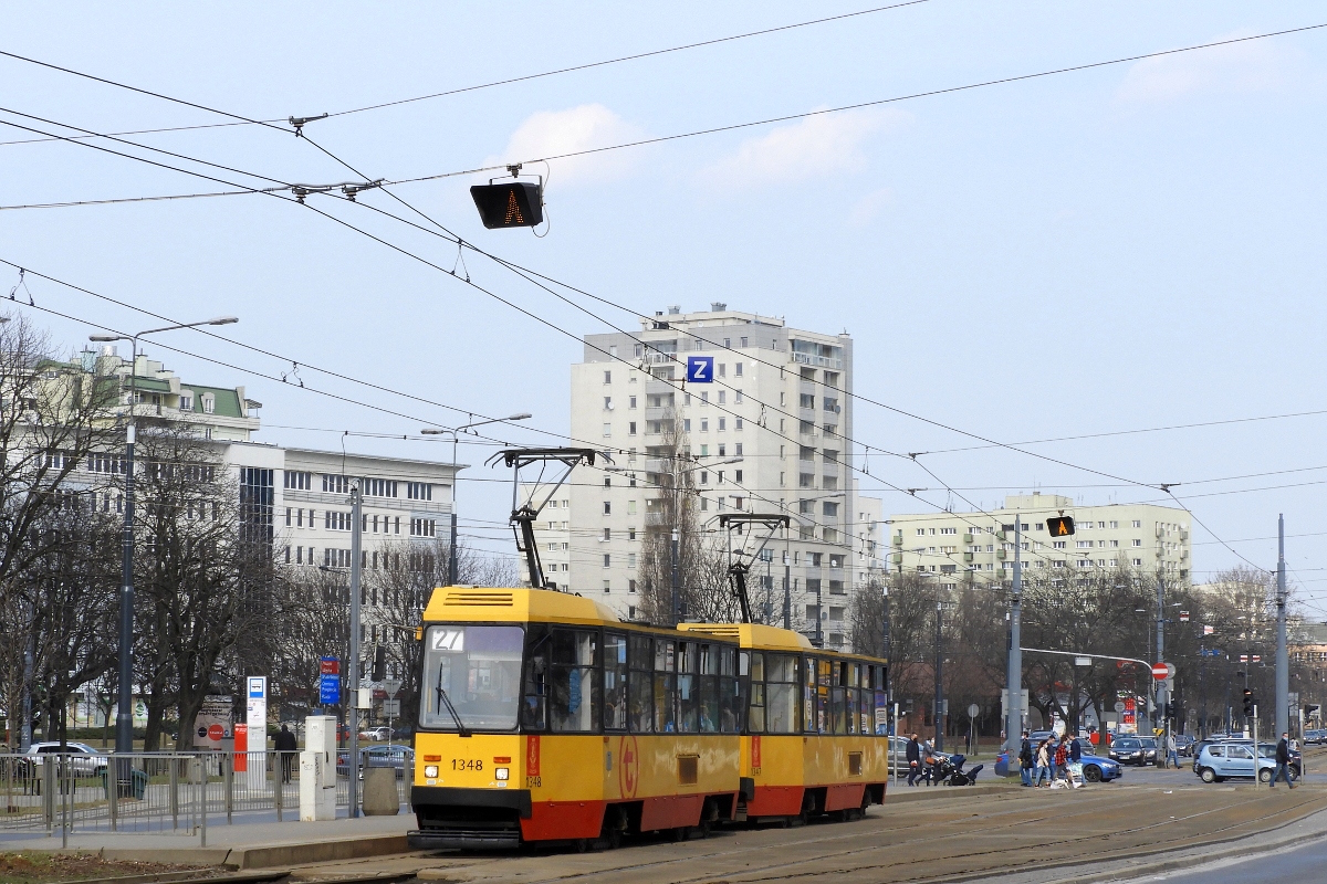 Варшава, Konstal 105Na № 1348