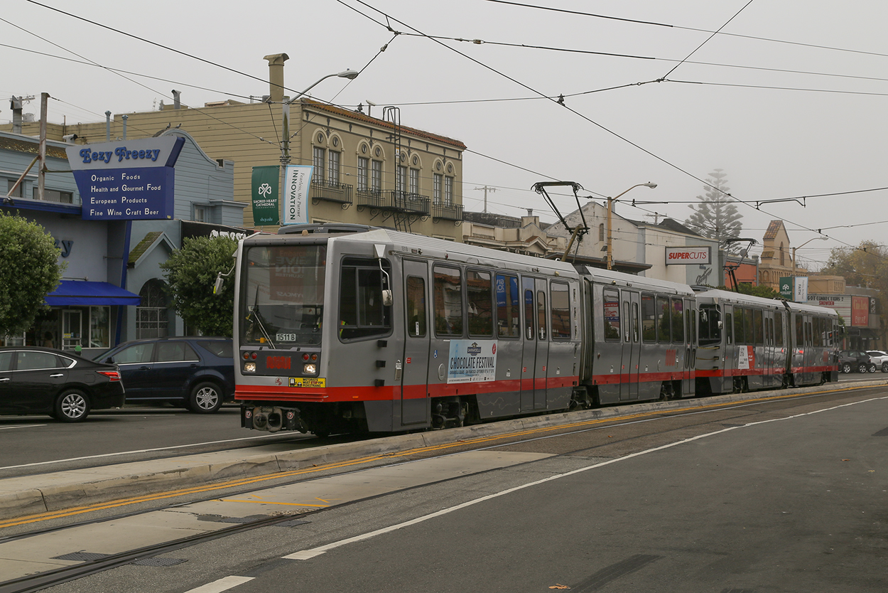 Сан-Франциско, область залива, Breda LRV SFS № 1511
