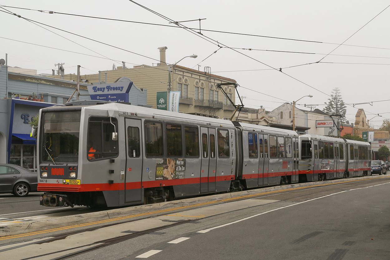 Сан-Франциско, область залива, Breda LRV SFS № 1447