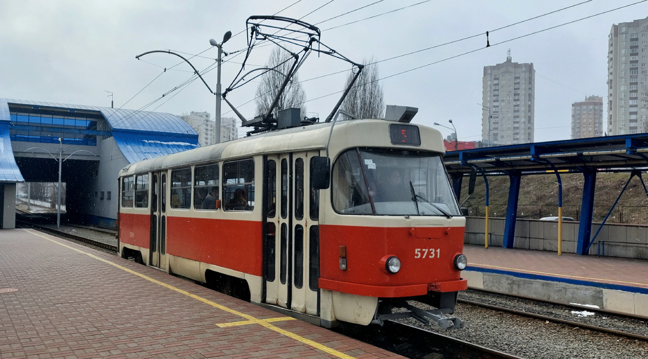 Kyiv, Tatra T3SUCS # 5731