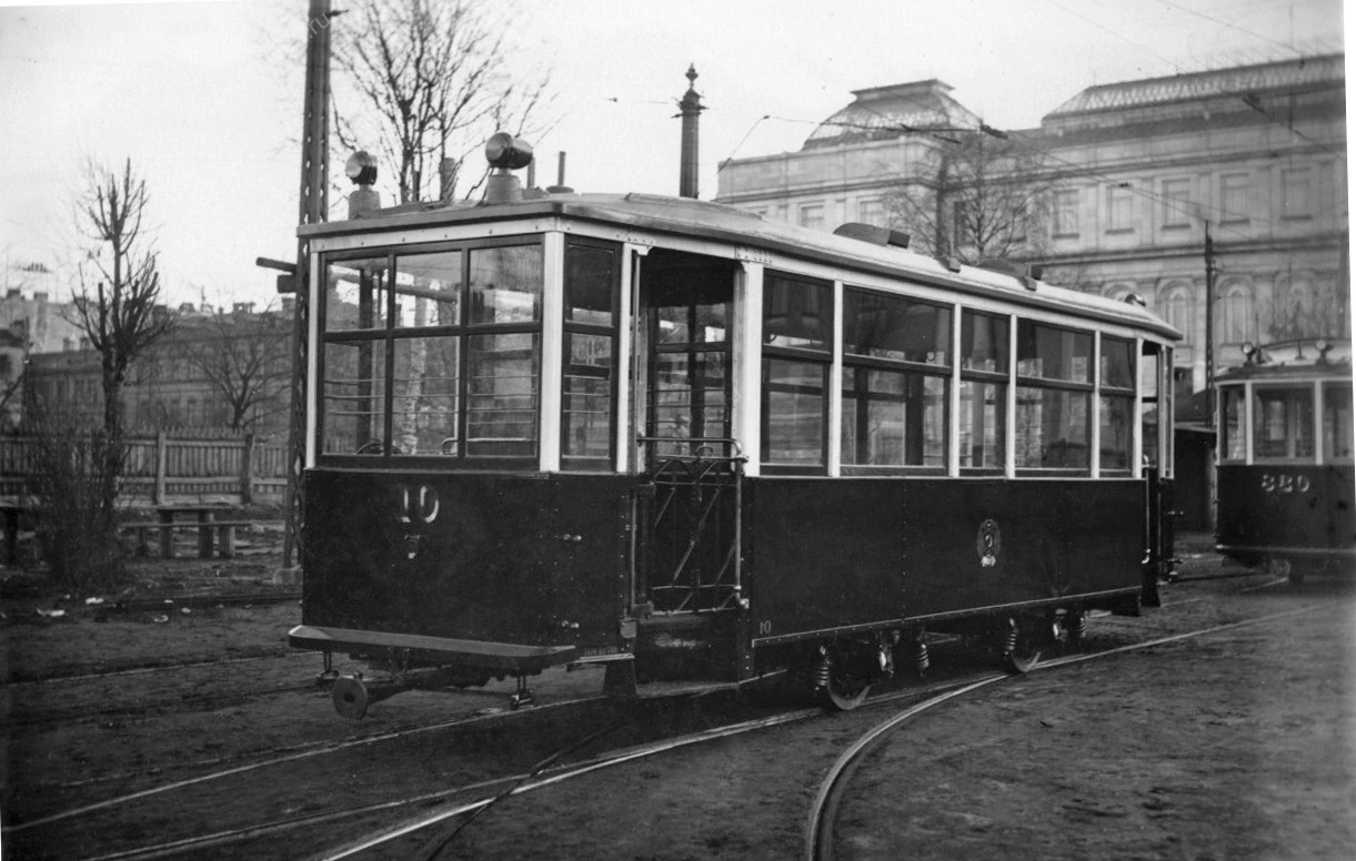 Санкт-Петербург, ПС № 10; Санкт-Петербург — Исторические фотографии трамвайных вагонов; Санкт-Петербург — Трамвайный парк № 2