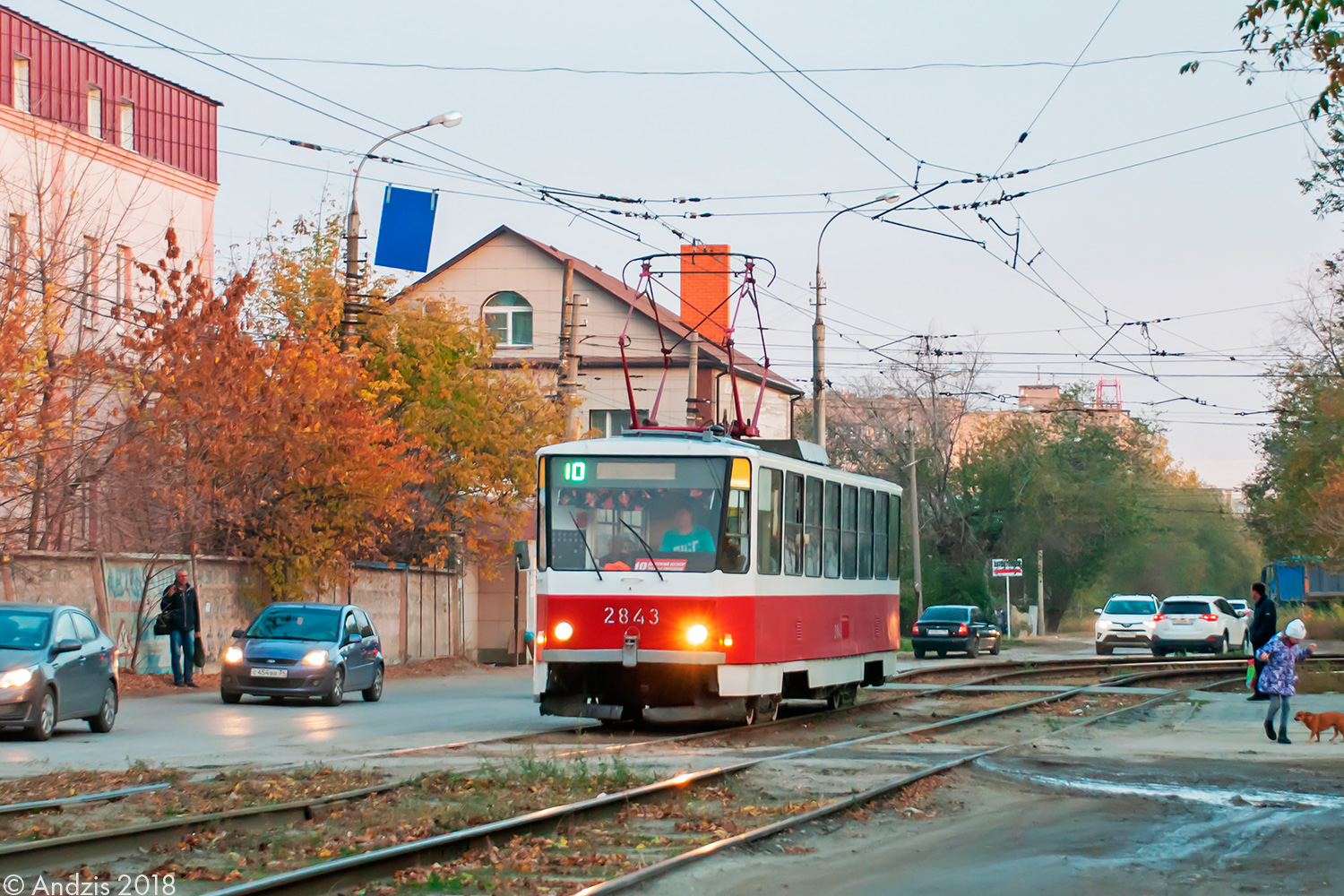 Волгоград, Tatra T6B5SU № 2843