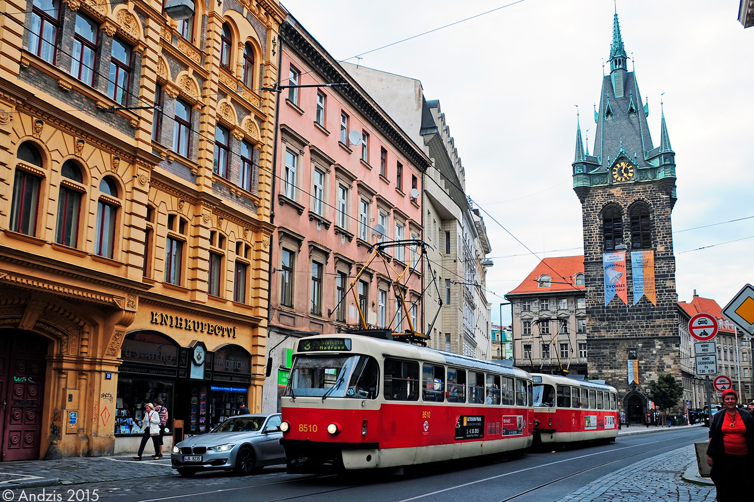 Прага, Tatra T3R.P № 8510