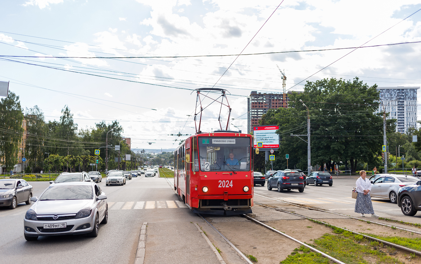 Ижевск, Tatra T6B5SU № 2024