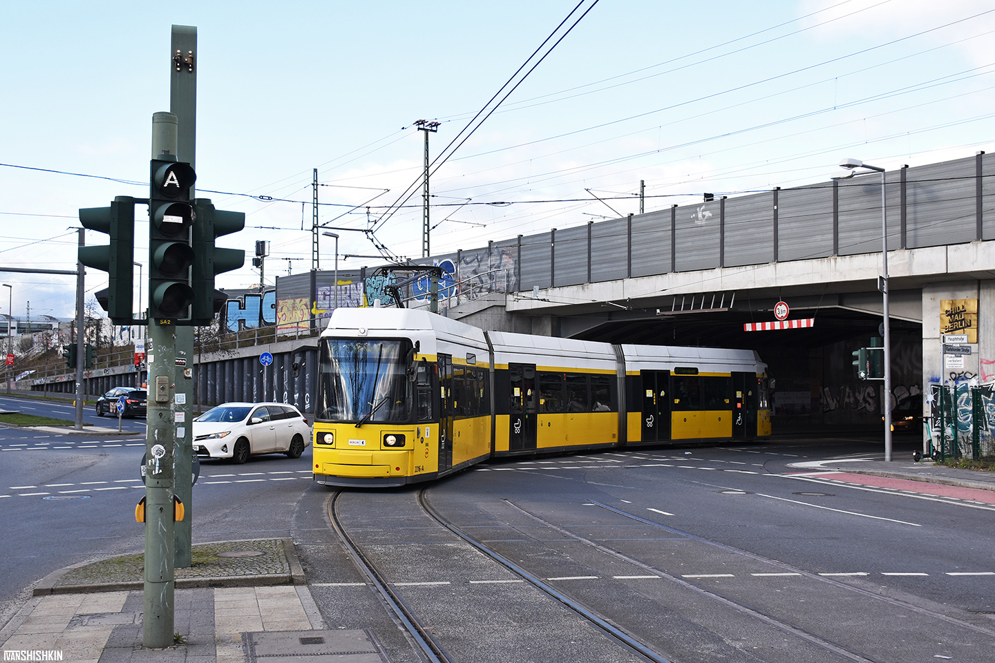Берлин, BVG GT6Zo № 2216; Берлин — Трамвайные линии и инфраструктура