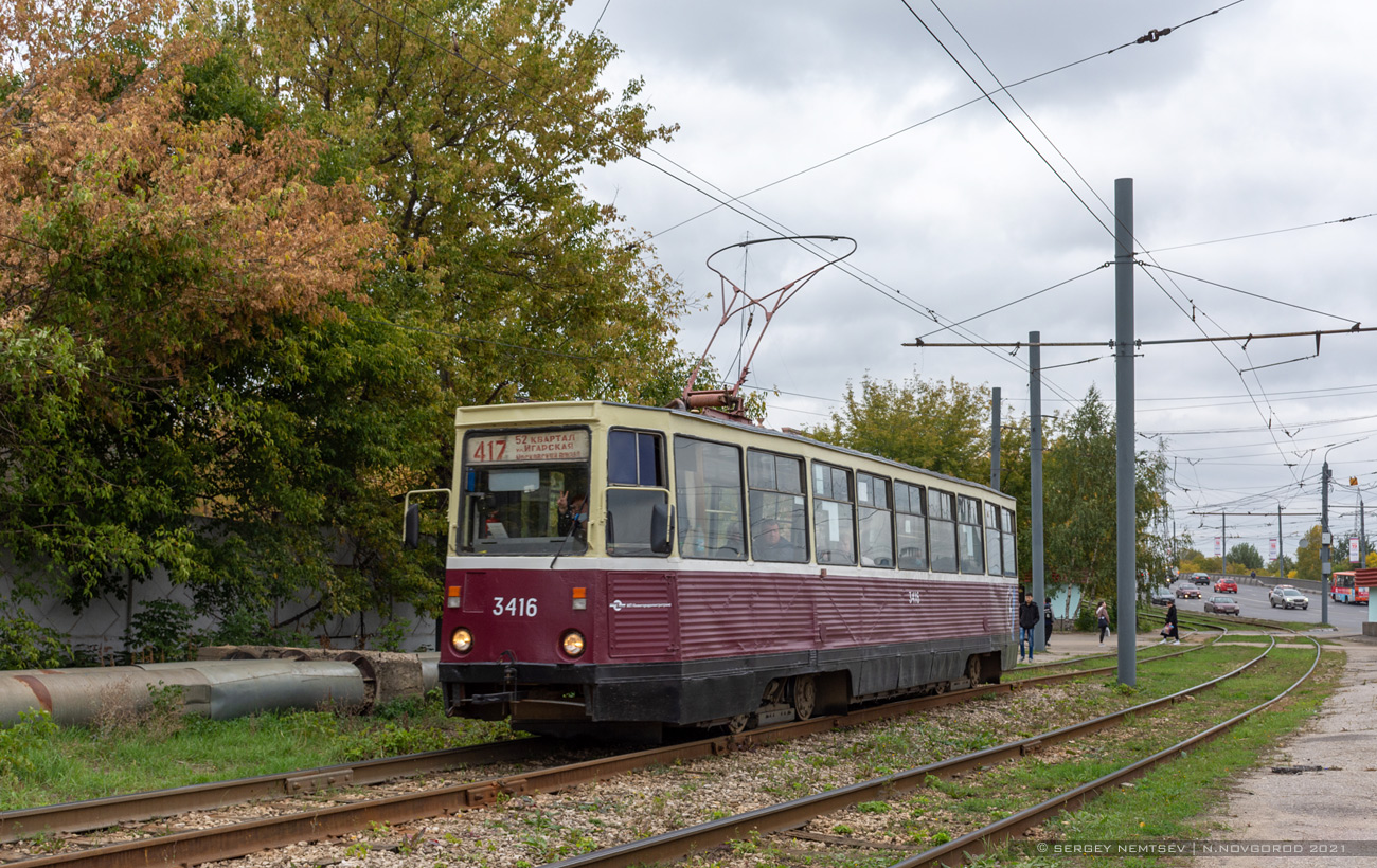 Nizhny Novgorod, 71-605 (KTM-5M3) č. 3416 Nizhny Novgorod, 71-605 (KTM-5M3) č. 3416