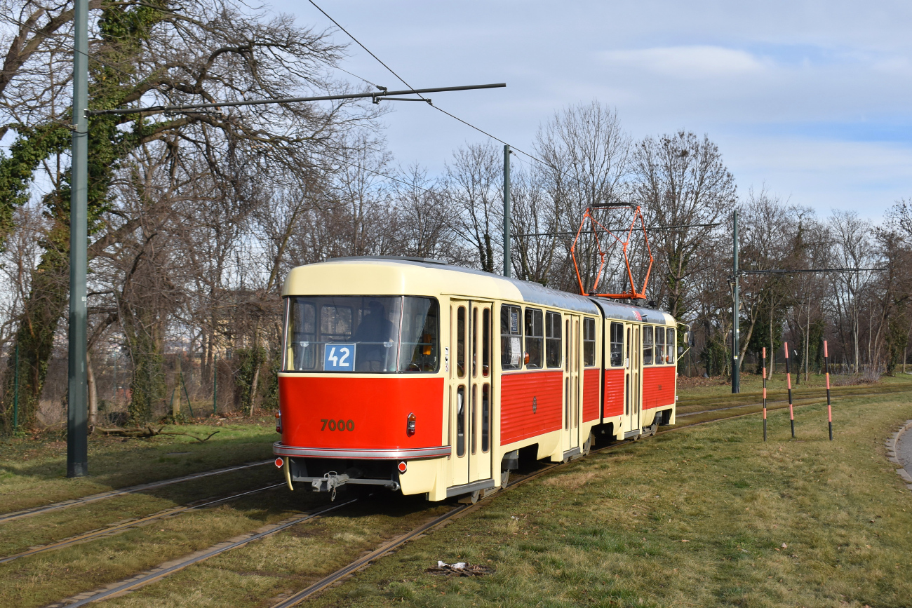Прага, Tatra K2 № 7000