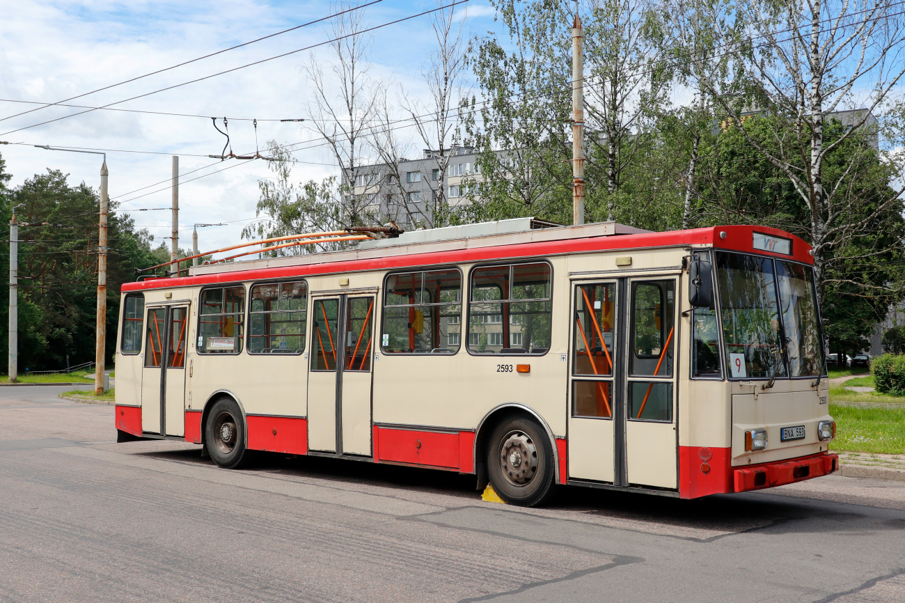 Вильнюс, Škoda 14Tr13/6 № 2593
