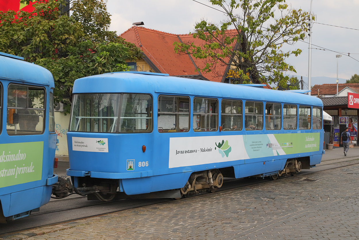 Загреб, Tatra B4YU № 806