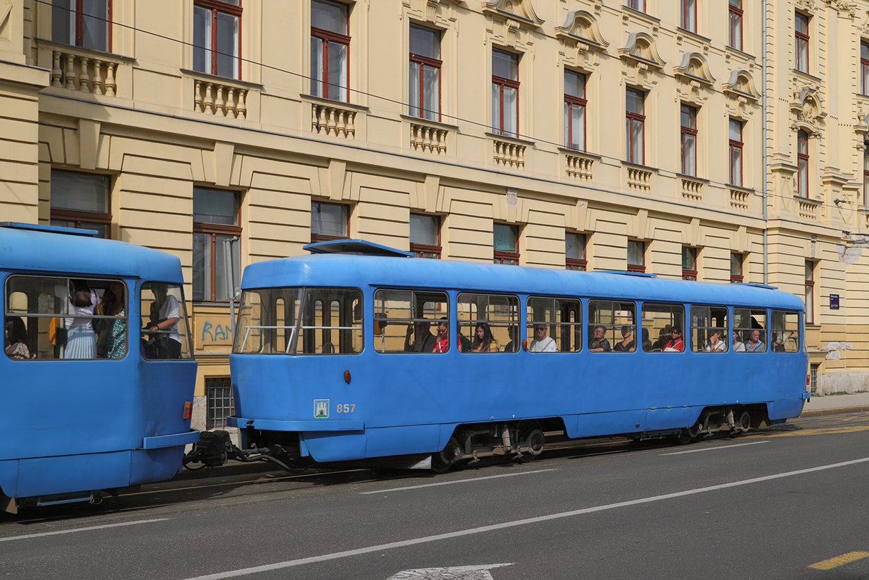Загреб, Tatra B4YU № 857