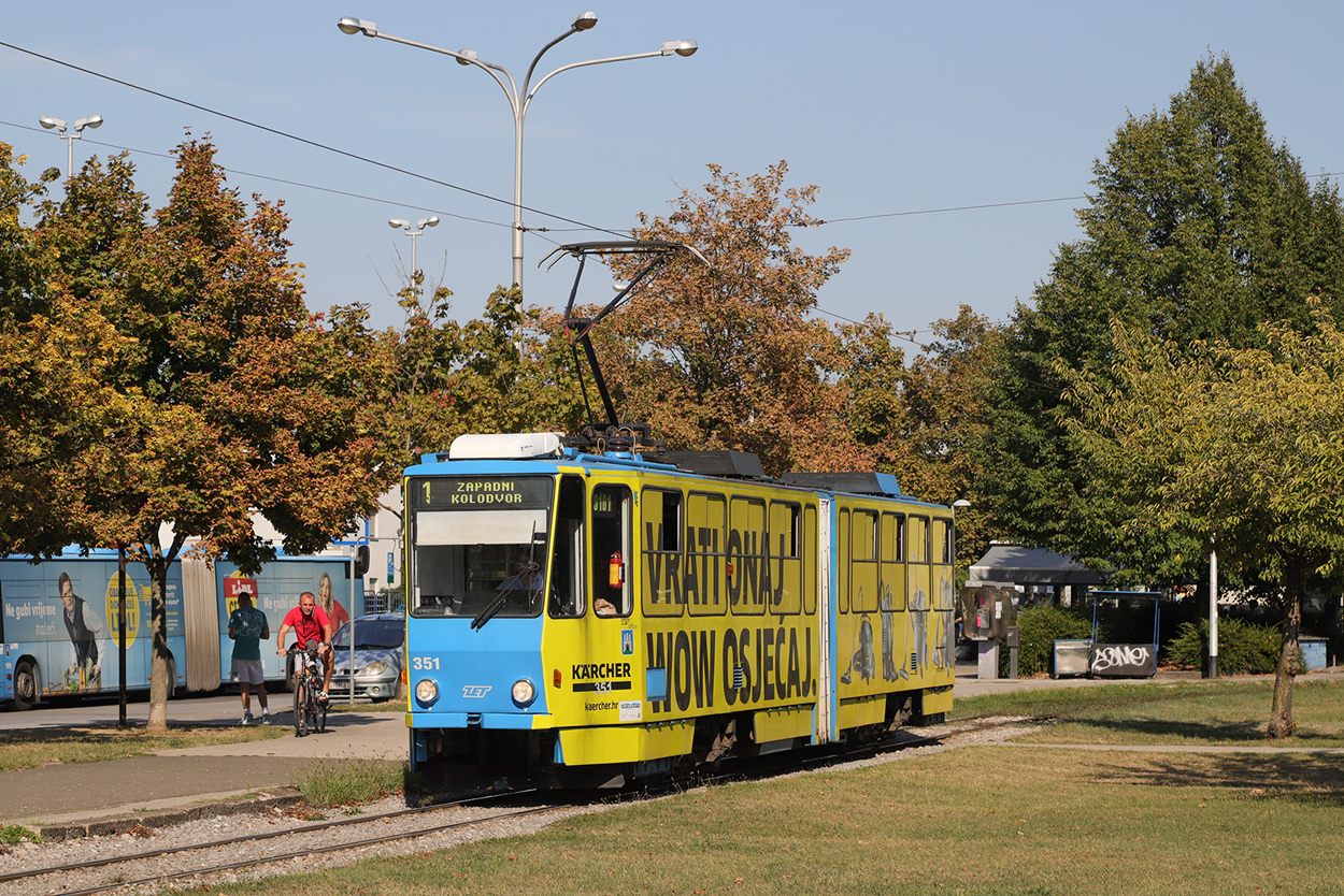 Загреб, Tatra KT4YUt № 351