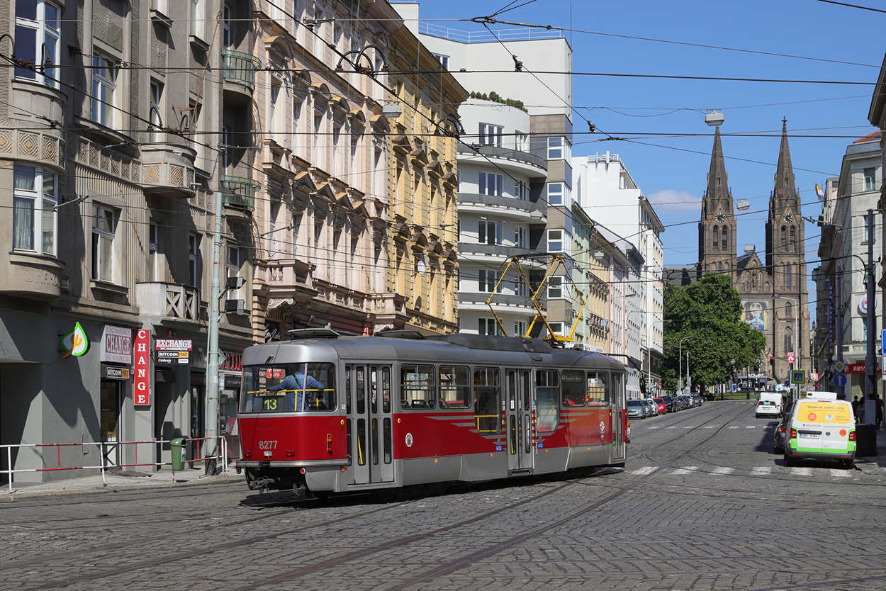 Прага, Tatra T3R.PLF № 8277