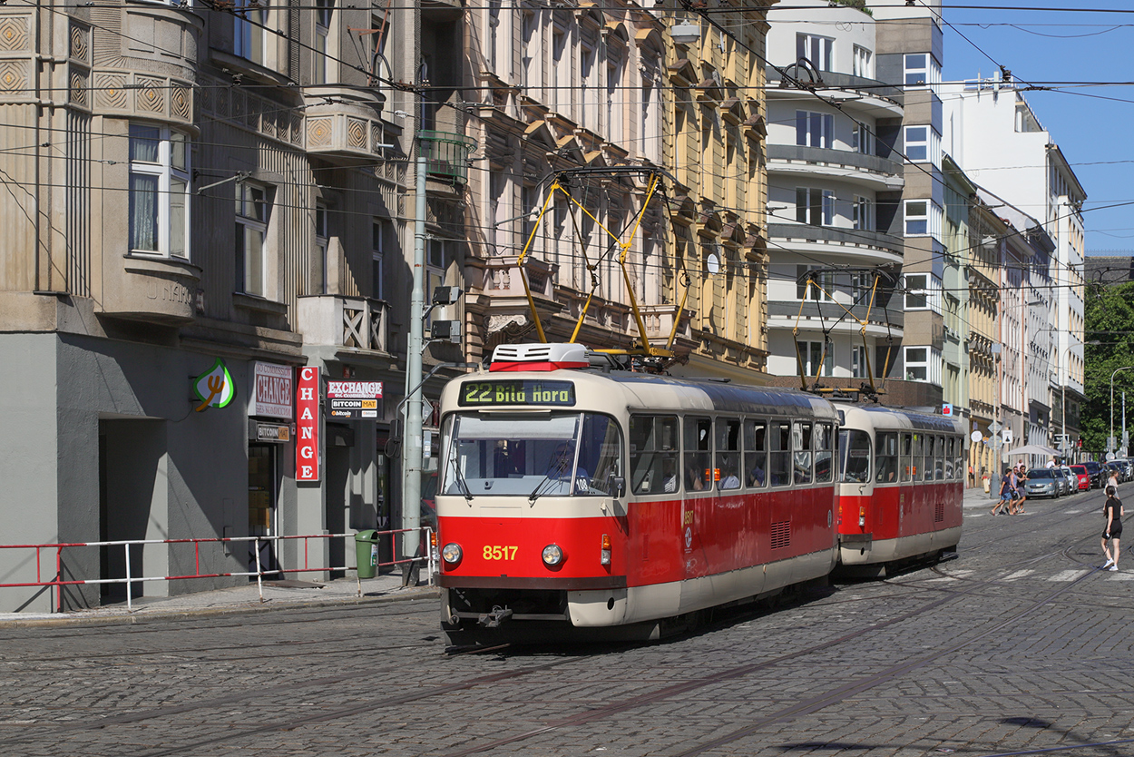 Прага, Tatra T3R.P № 8517