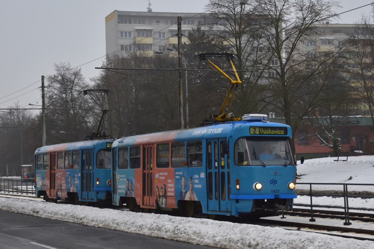 Острава, Tatra T3R.P № 1027