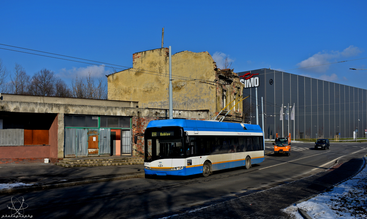 Острава, Solaris Trollino III 12 AC № 3714