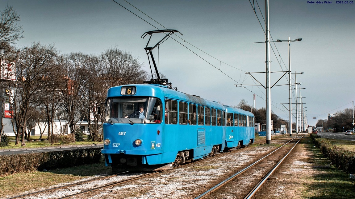 Загреб, Tatra T4YU № 467