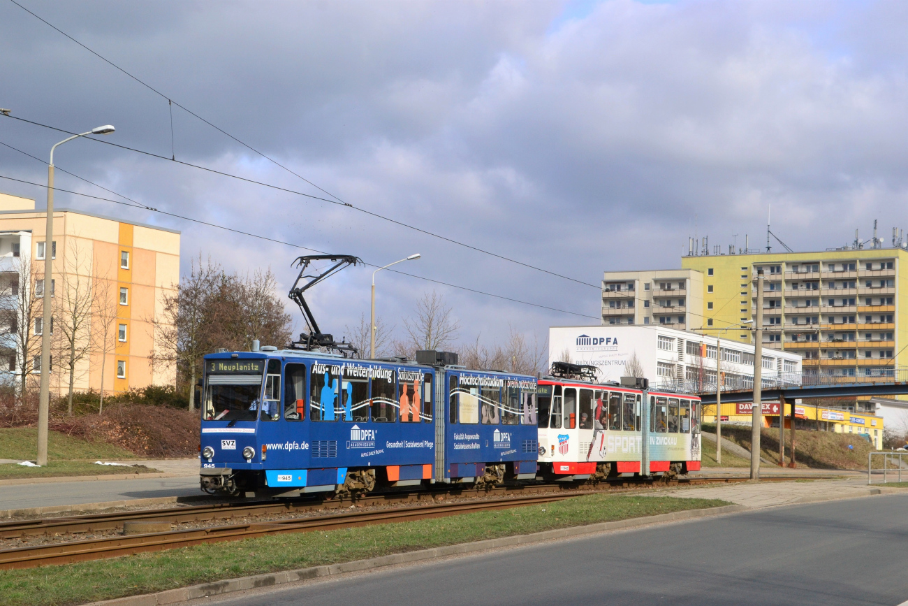 Zwickau, Tatra KT4DMC № 945