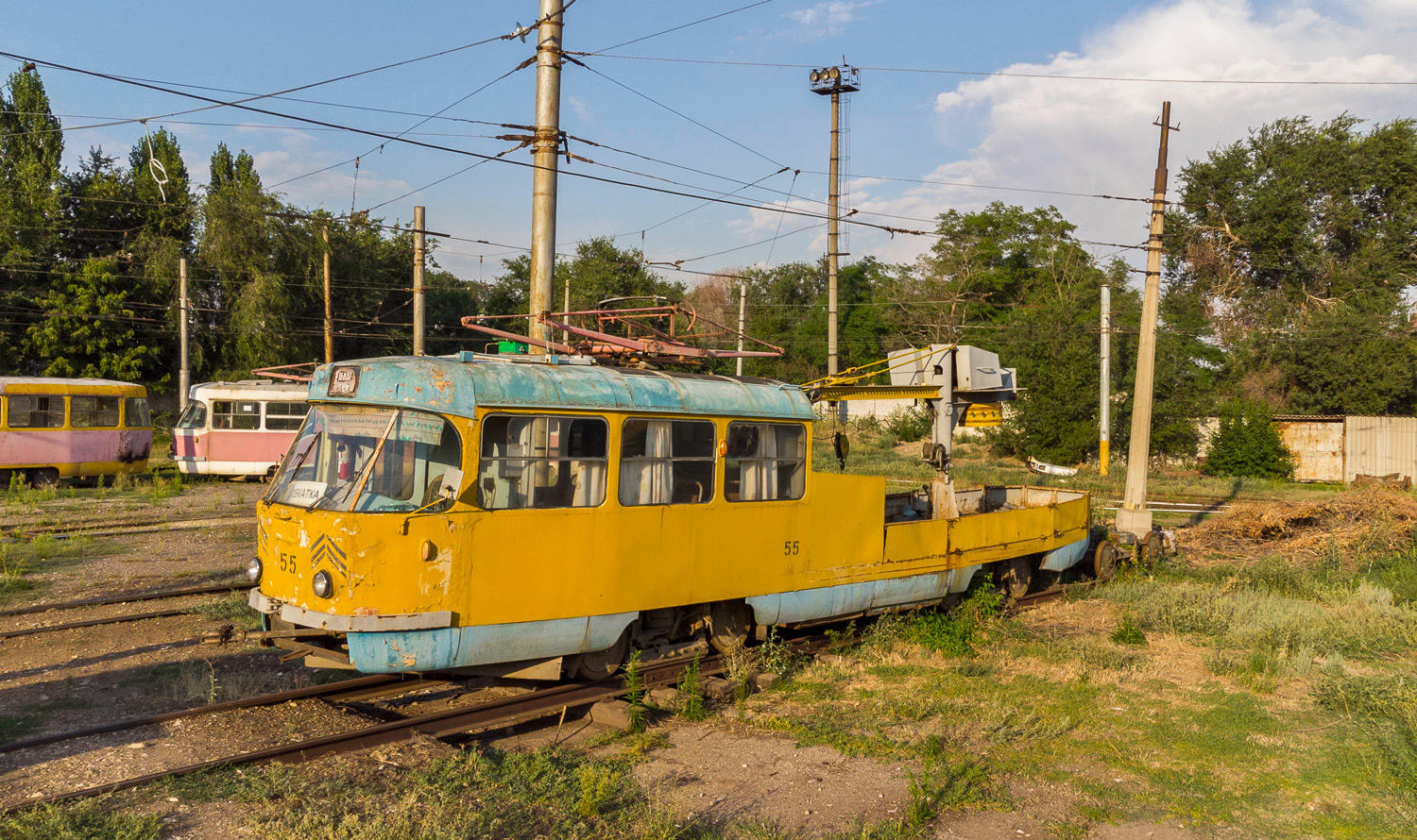 Волгоград, Tatra T3SU (двухдверная) № 55