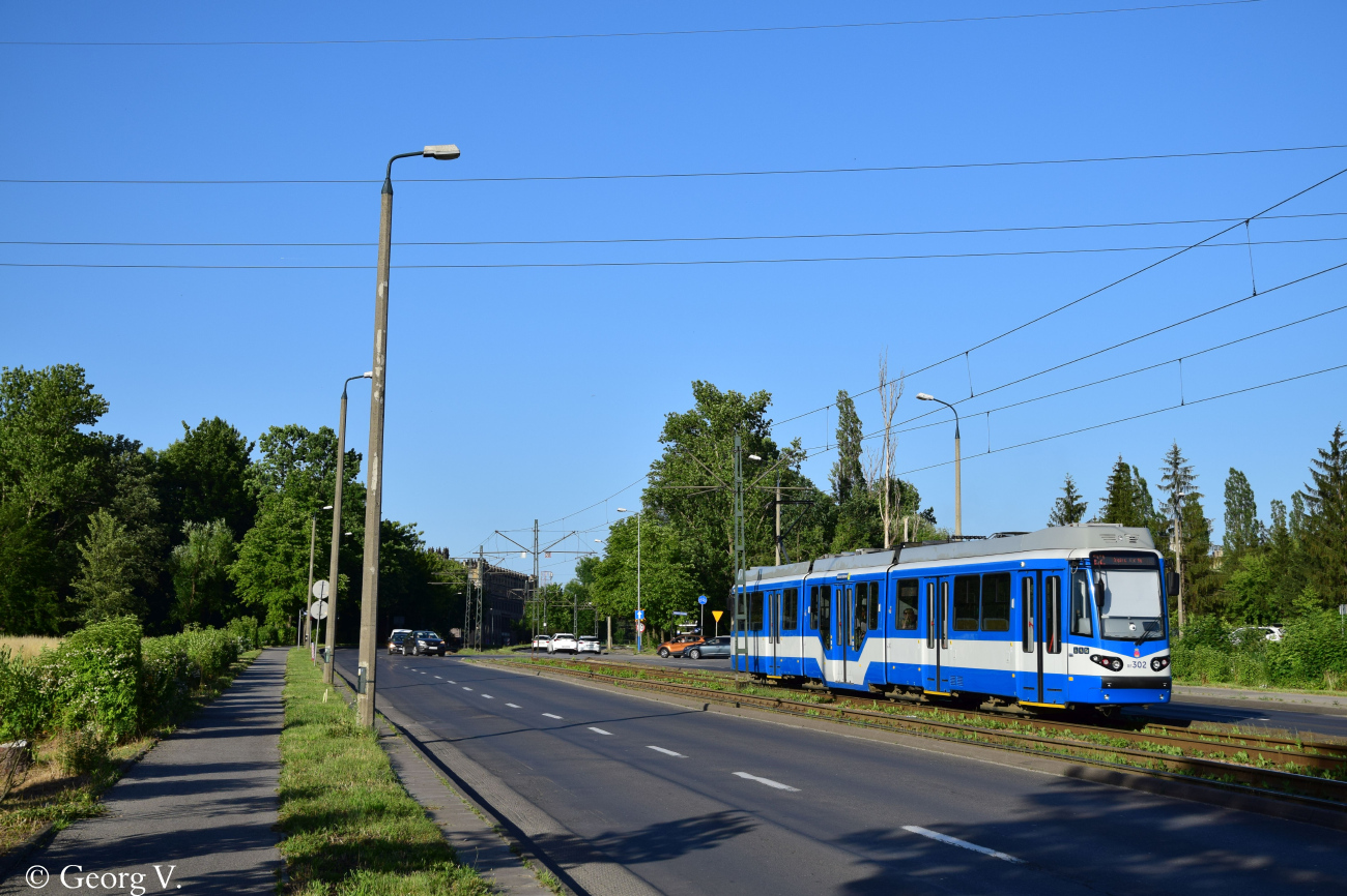 Краков, Duewag/MPK GT8N № RF302