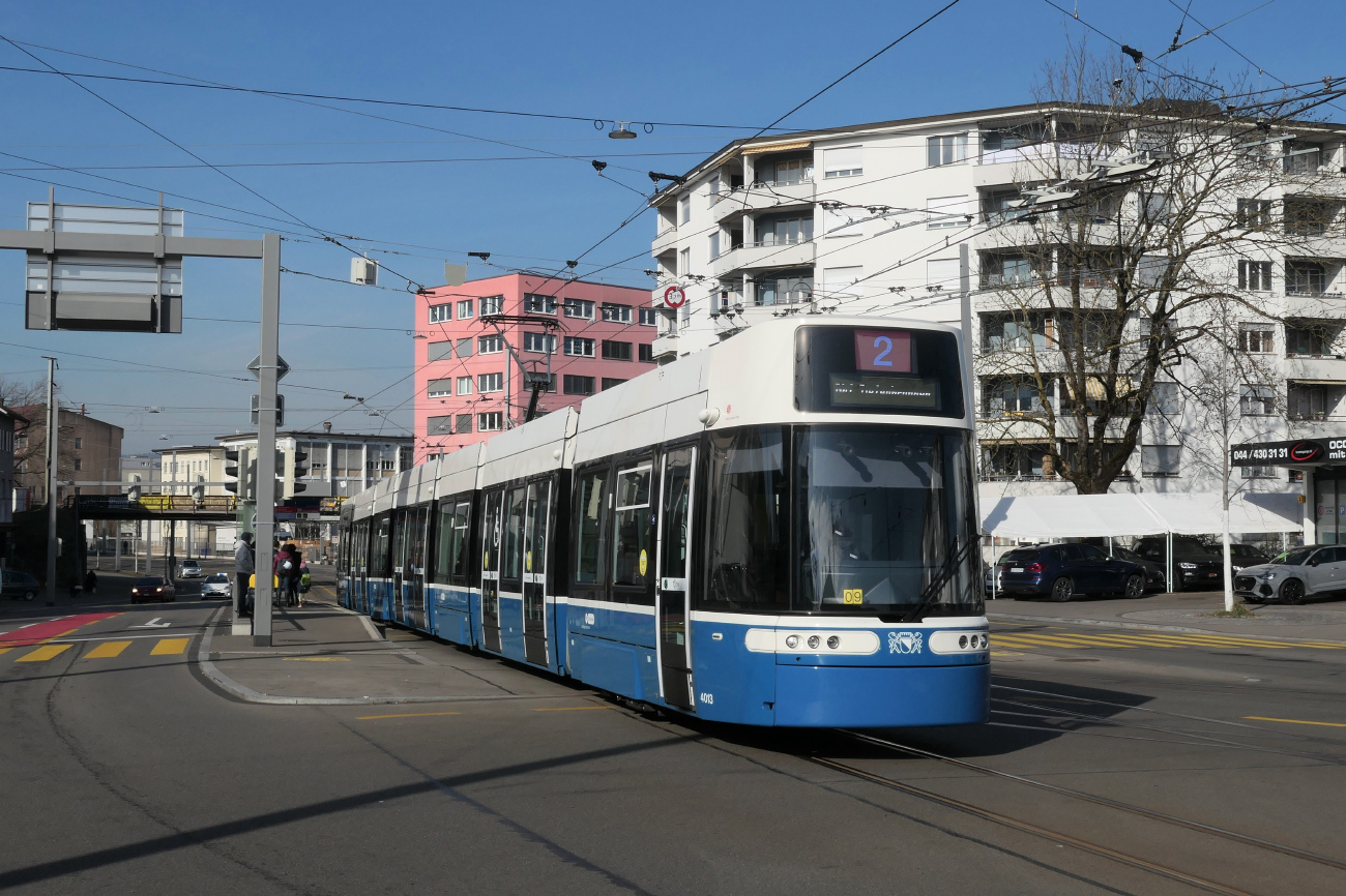 Цюрих, Bombardier Flexity Zürich № 4013