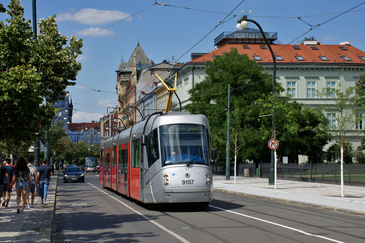 Прага, Škoda 14T Elektra № 9157