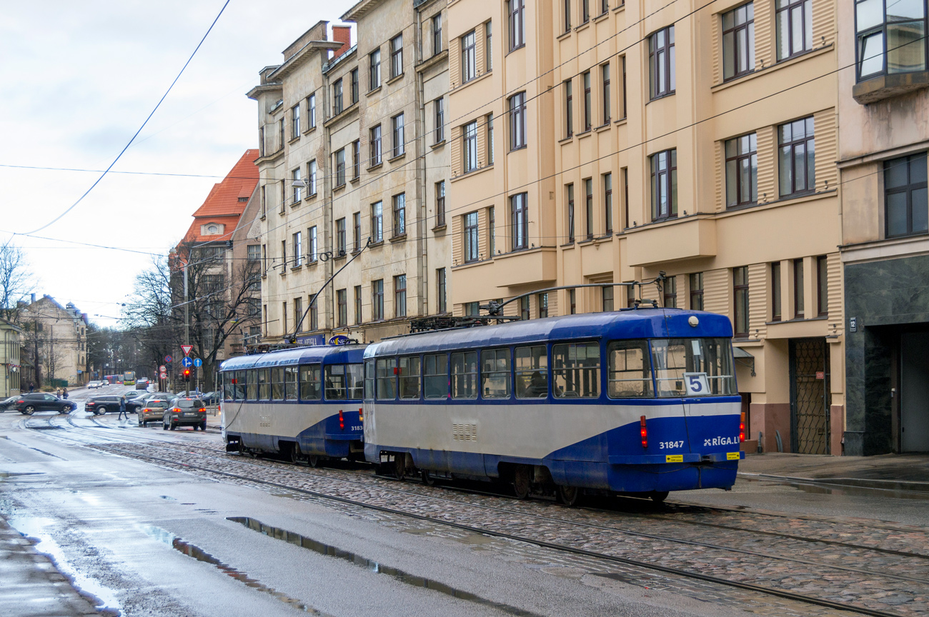 Рига, Tatra T3A № 31847