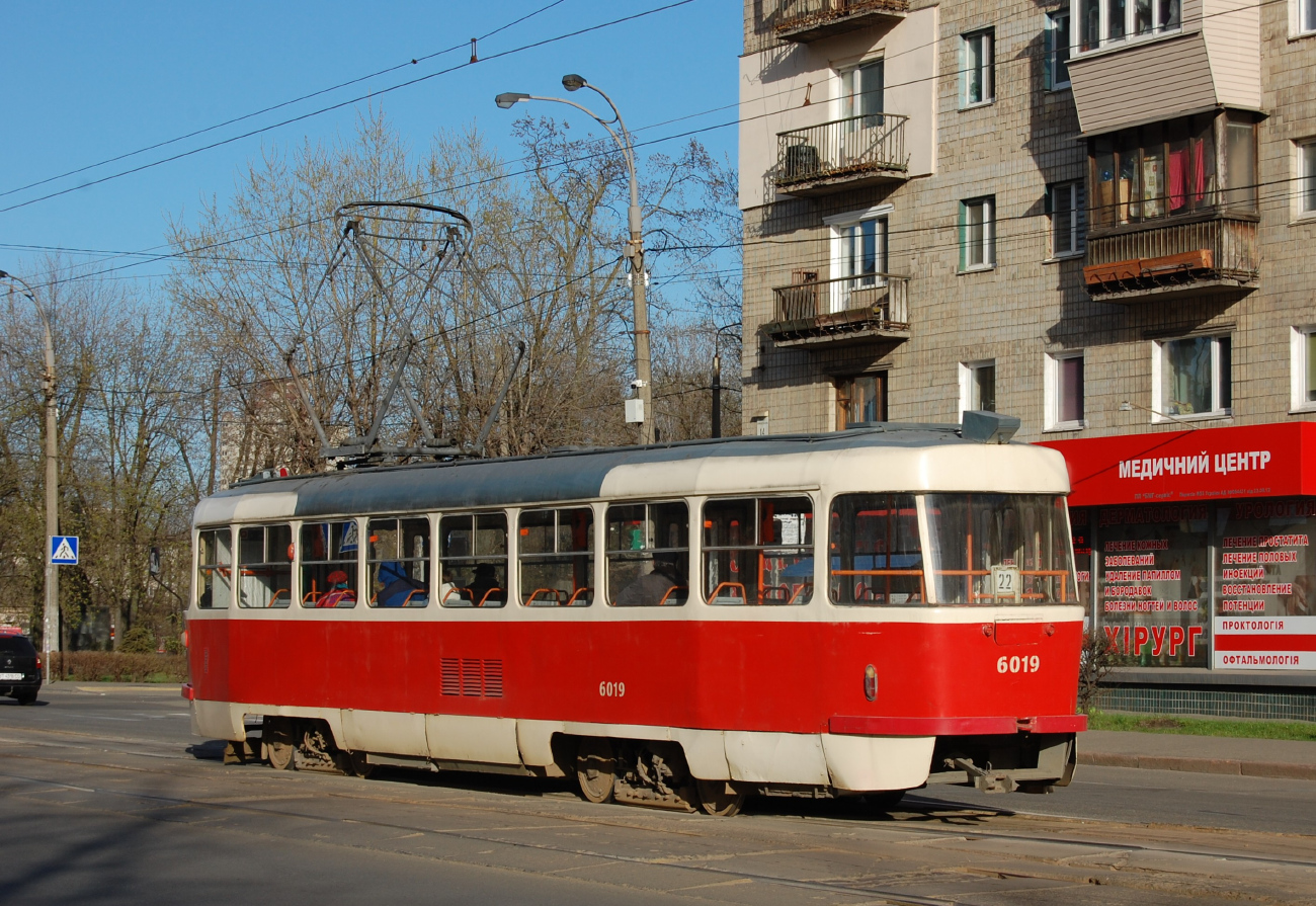 Киев, Tatra T3SU № 6019