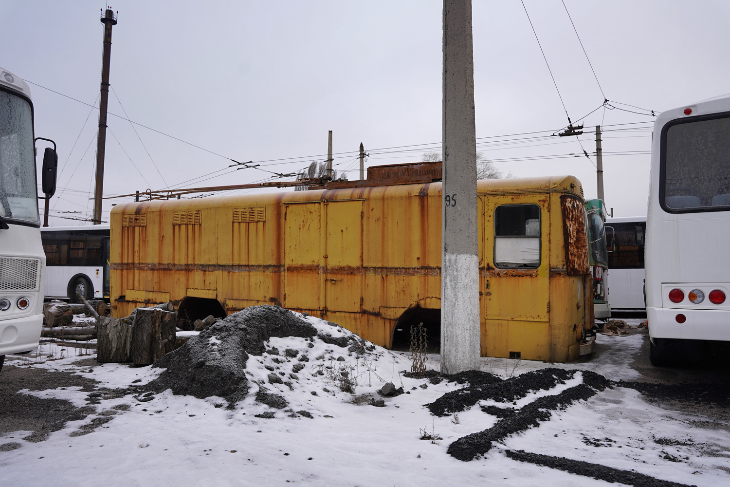 Краснодон, КТГ-1 № ТГ-1; Краснодон — Троллейбусное депо