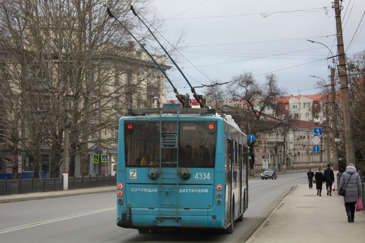 Krimas trolejbuss, Bogdan T70110 № 4334