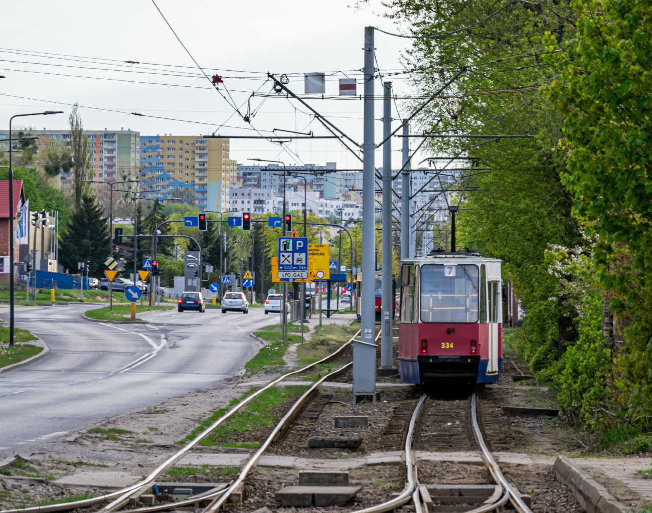 Bydgoszcz, Konstal 805Na # 334 Bydgoszcz, Konstal 805Na # 334