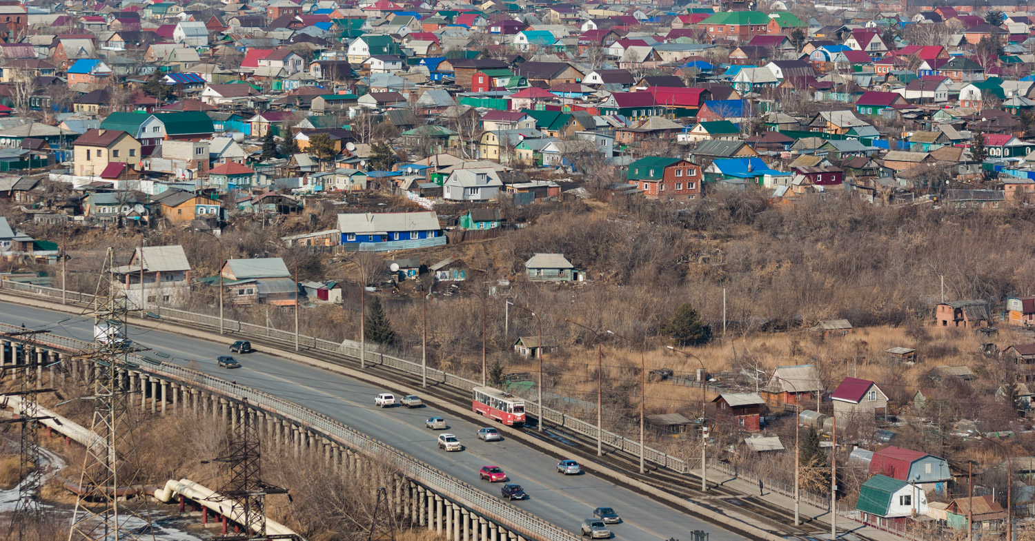 Омск — Трамвайные линии — Правый Берег Оми