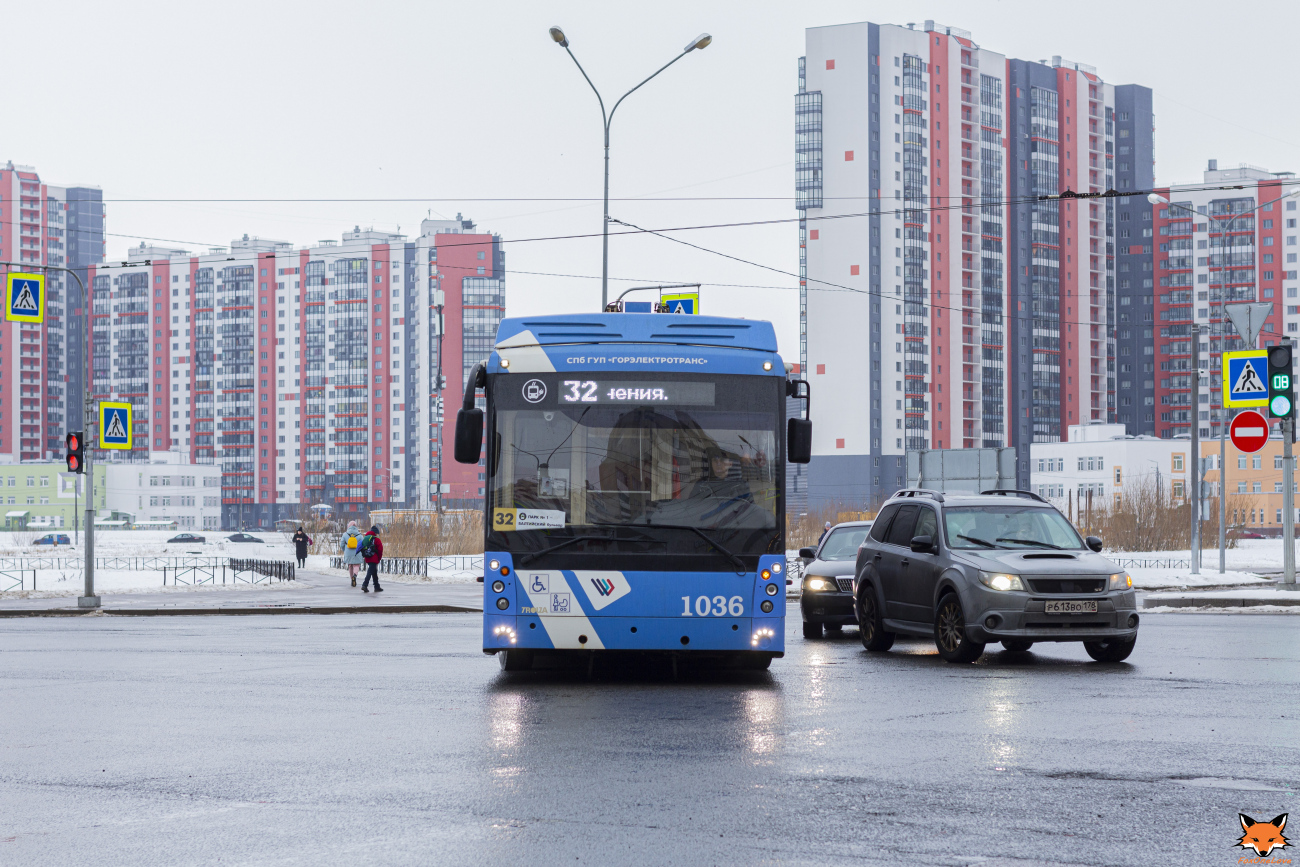 Санкт-Петербург, Тролза-5265.08 «Мегаполис» № 1036