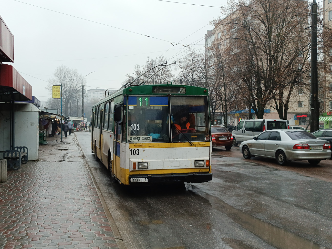 Тернополь, Škoda 14Tr02/6 № 103 Тернополь, Škoda 14Tr02/6 № 103