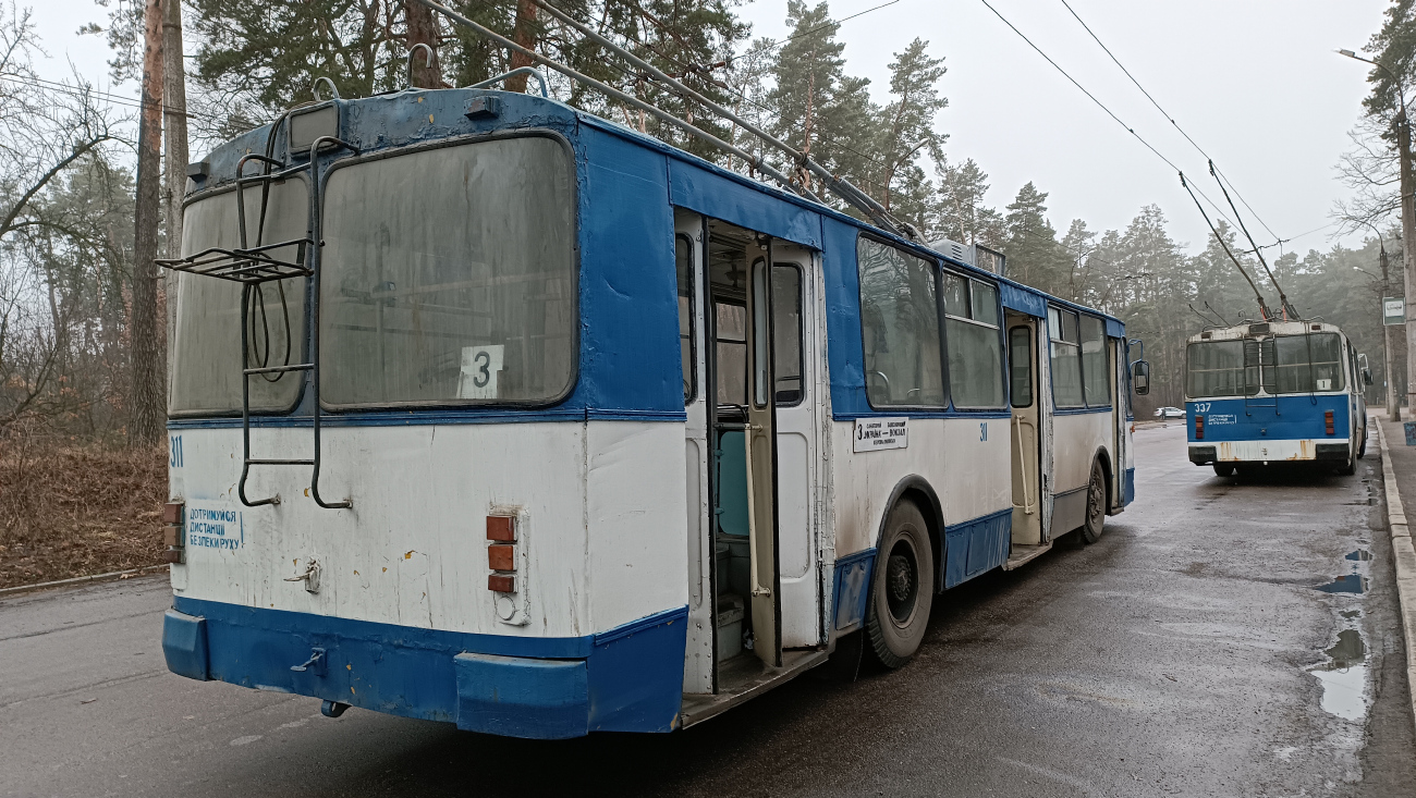 Черкассы, ЗиУ-682В-012 [В0А] № 311; Черкассы, ЗиУ-682В-012 [В0А] № 337