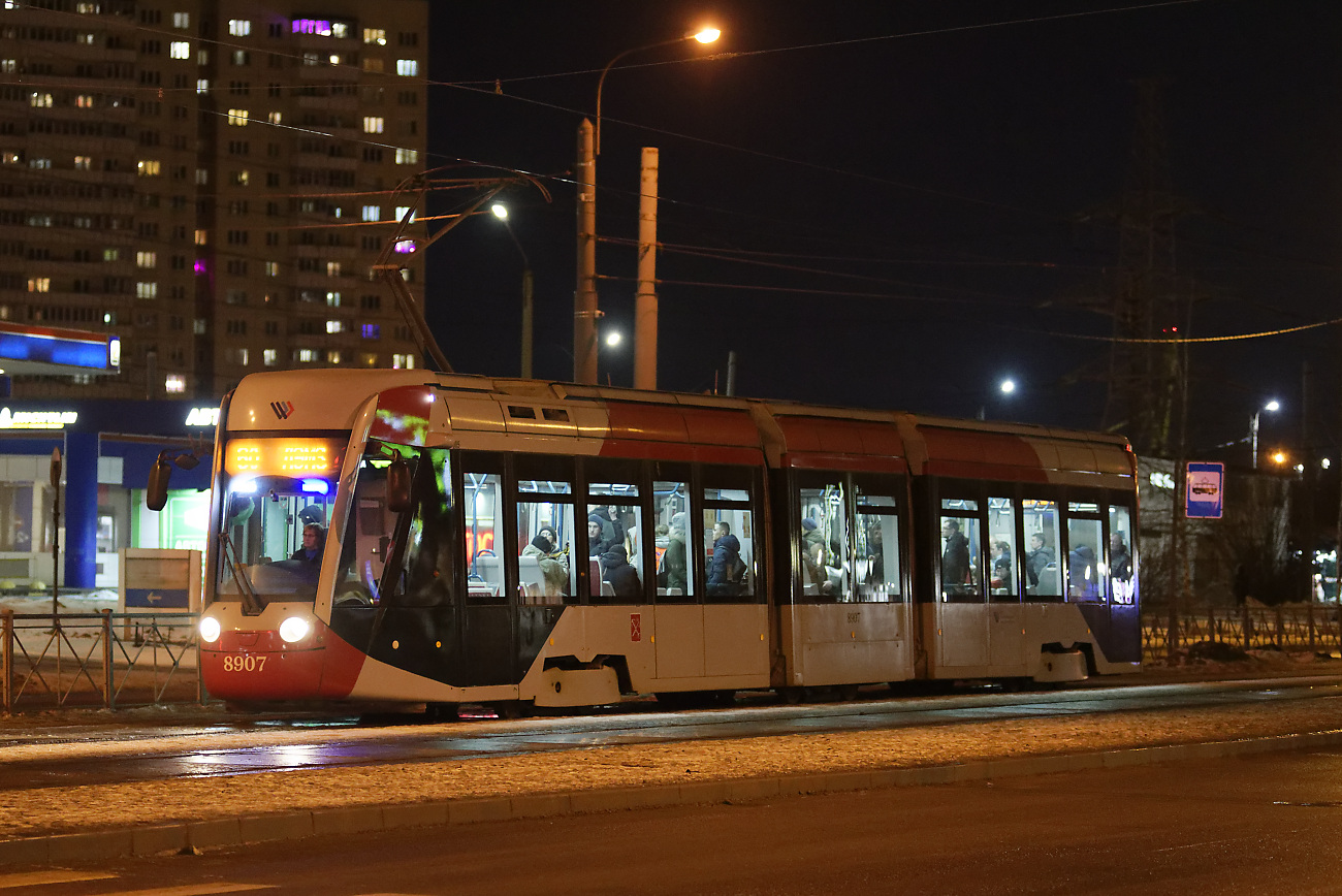 Санкт-Петербург, 71-801 (Alstom Citadis 301 CIS) № 8907