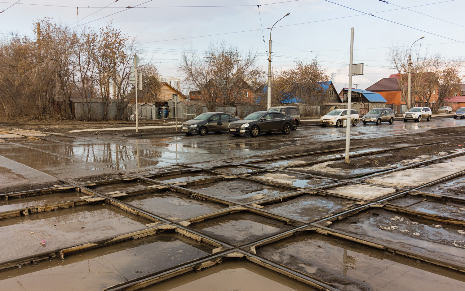 Novoszibirszk — Tram road