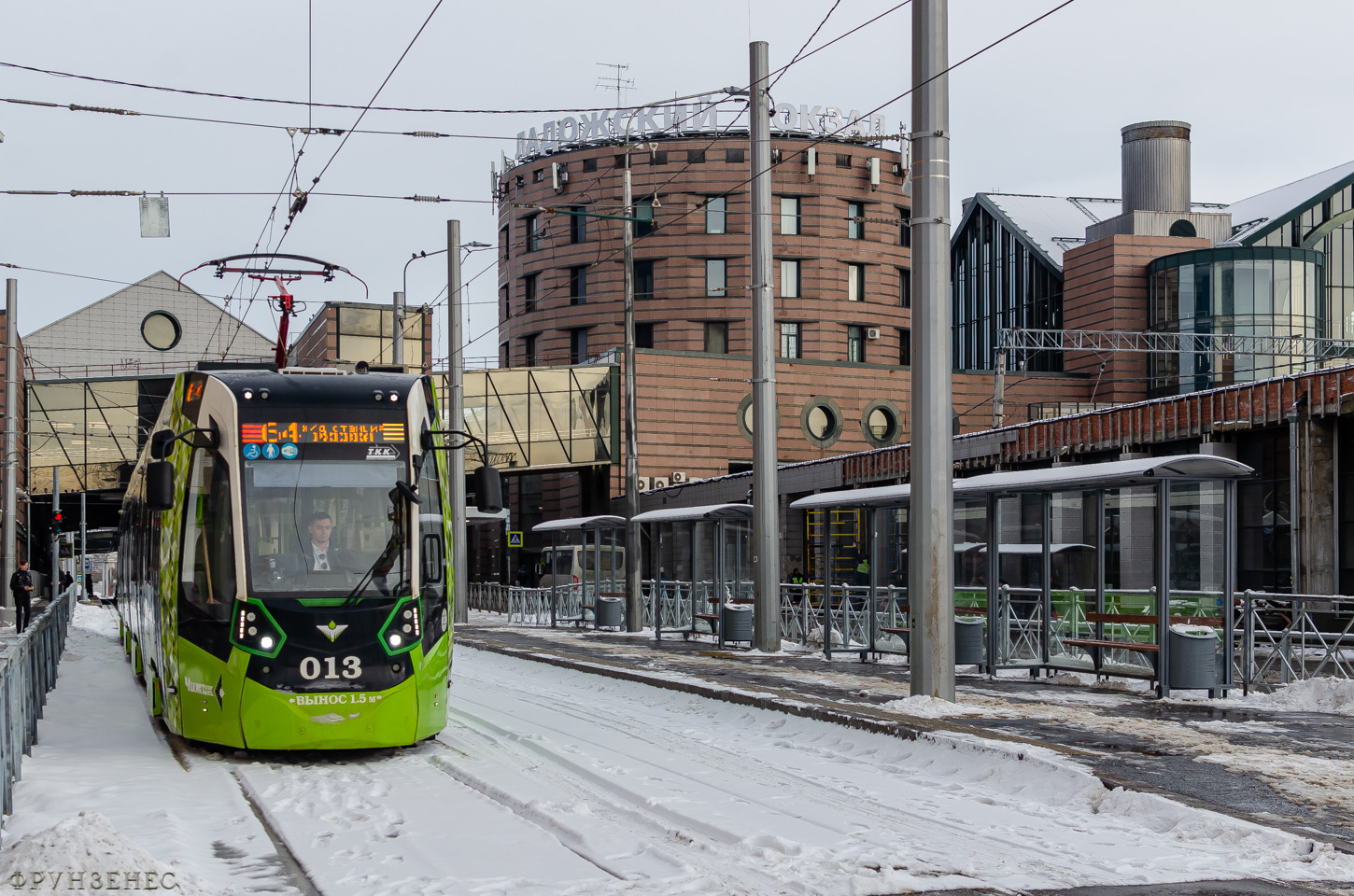 Sankt Petersburg, Stadler B85600M Nr 013; Sankt Petersburg — Tram lines and infrastructure