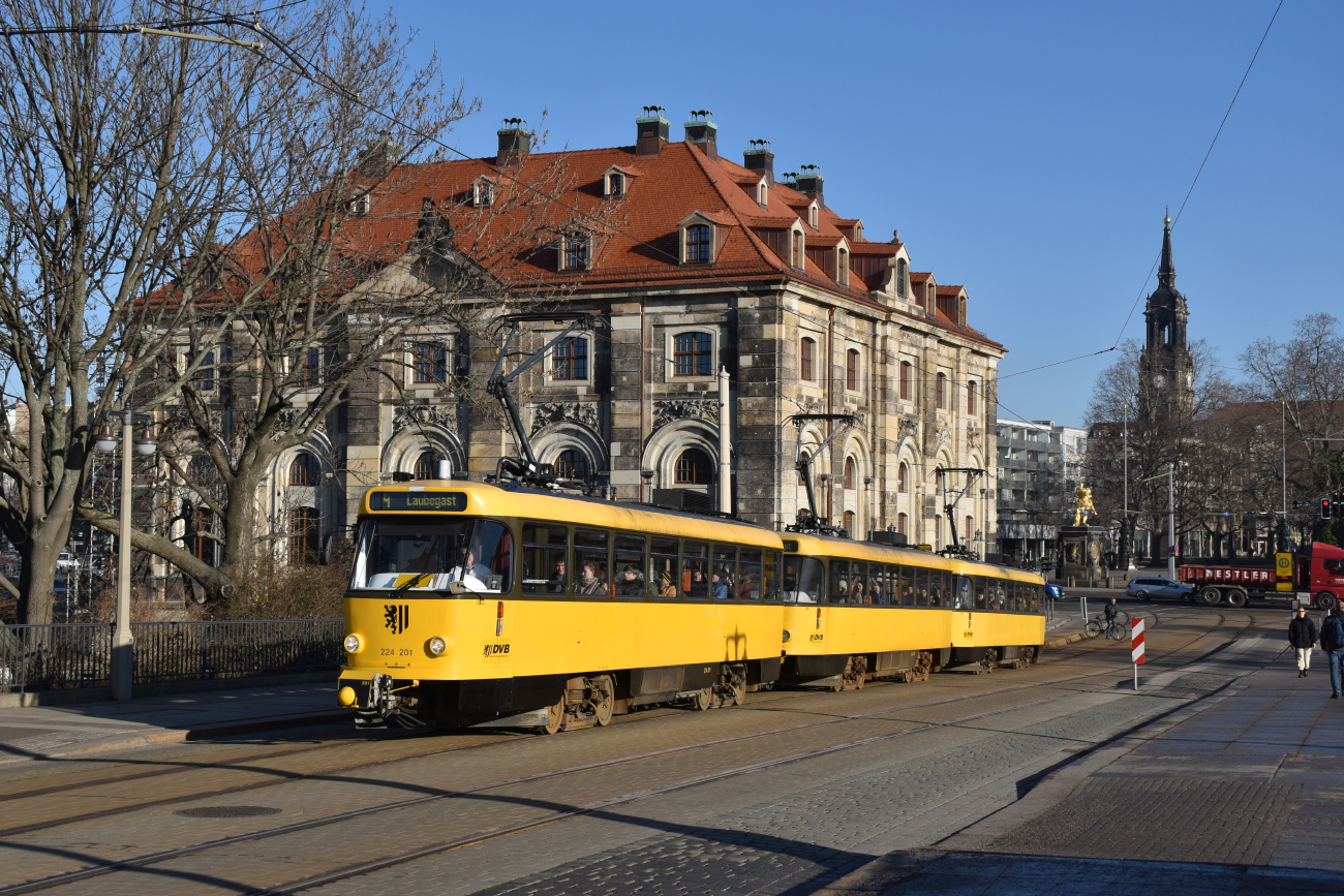 Dresden, Tatra T4D-MT № 224 201
