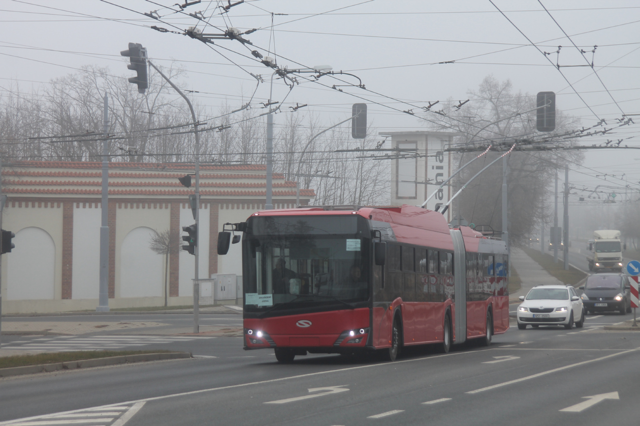 Pilsen — Brand new trolleybuses from the Škoda factory
