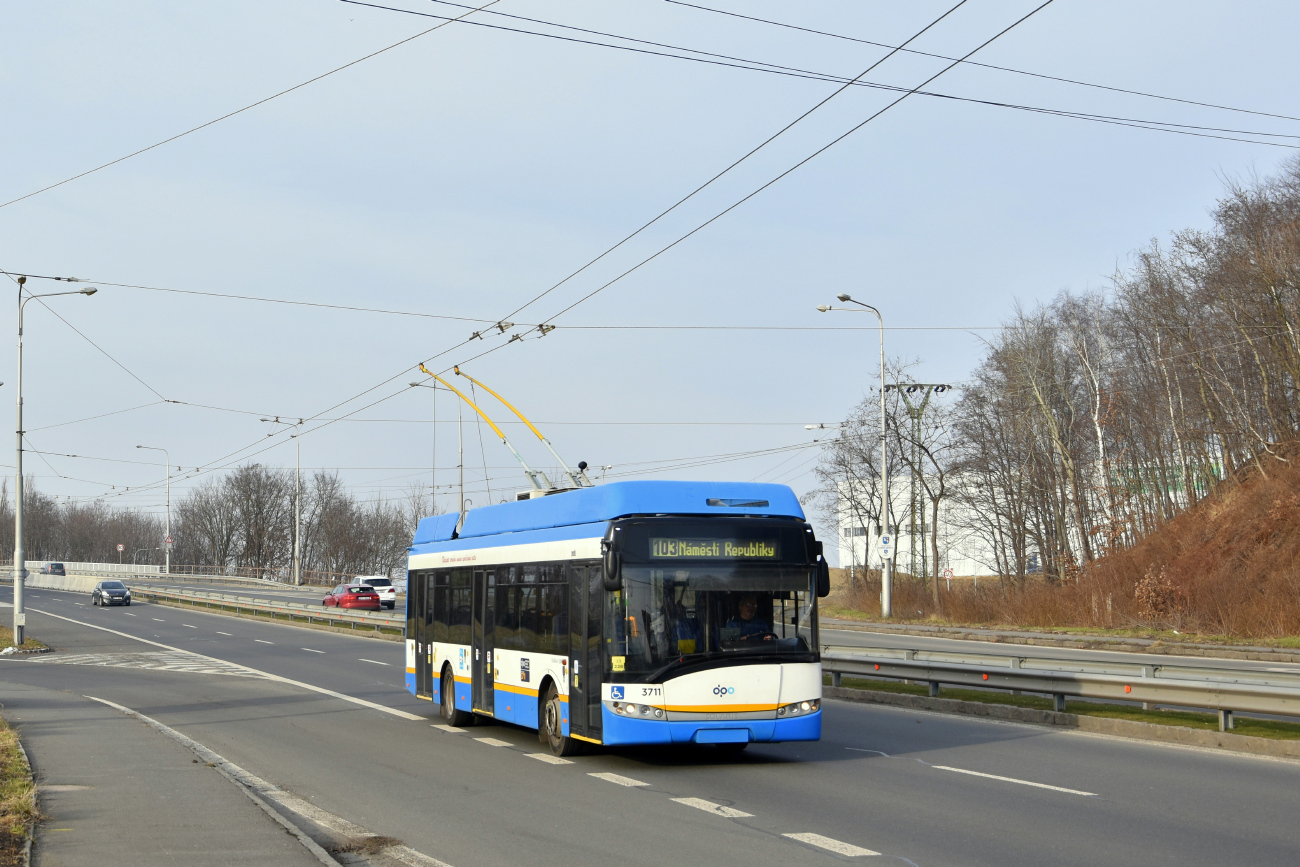 Острава, Solaris Trollino III 12 AC № 3711