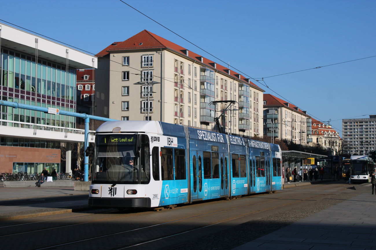 Дрезден, SachsenTram NGT 6 DD ZR № 2590