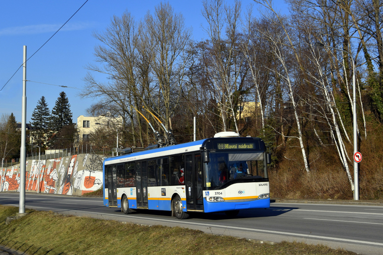 Ostrava, Solaris Trollino II 12 AC — 3704