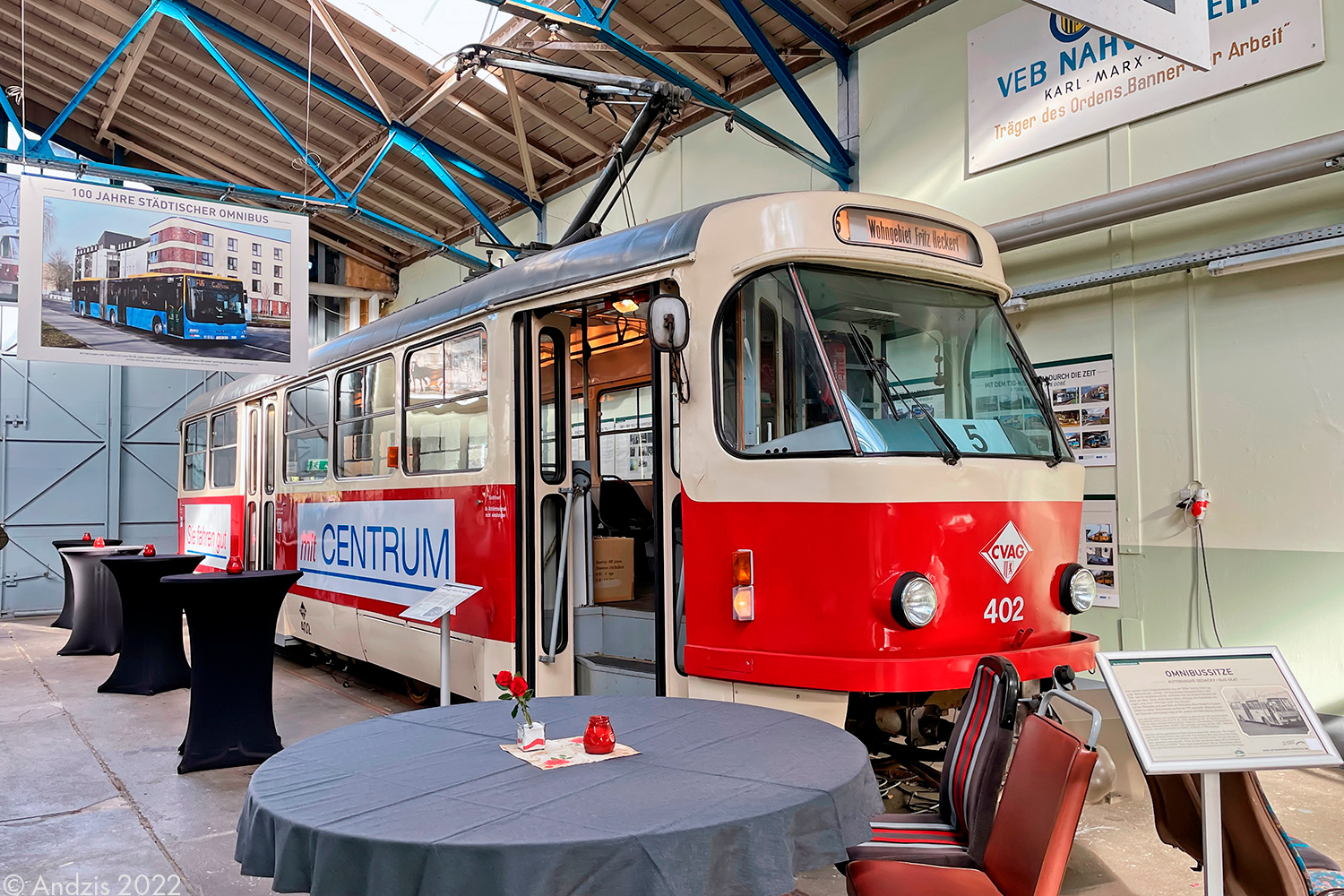 Хемниц, Tatra T3D № 402